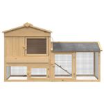 Petshop - Accesorii petshop - Culcusuri si custi - Custi interior si exterior - Casuta pentru pui Maro 150 x 60 x 89 cm - Infinity.ro