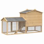 Petshop - Accesorii petshop - Culcusuri si custi - Custi interior si exterior - Casuta pentru pui Maro 150 x 60 x 89 cm - Infinity.ro