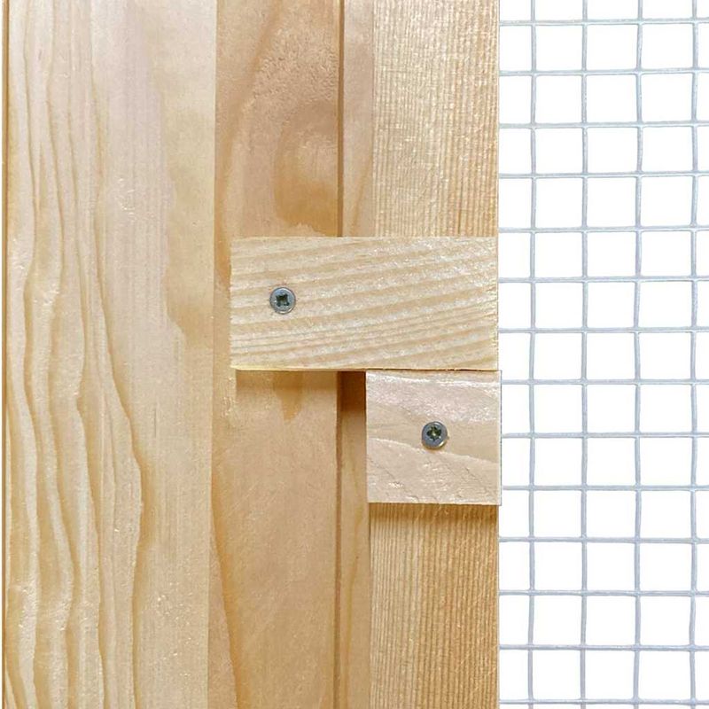Petshop - Accesorii petshop - Culcusuri si custi - Custi interior si exterior - Casuta pentru pui Maro 150 x 60 x 89 cm - Infinity.ro
