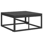 Casa si Gradina - Gradina si terasa - Mobilier exterior - Seturi mobila gradina - Set de canapele pentru gradina cu perna 9 pcs Negru Aluminiu - Infinity.ro