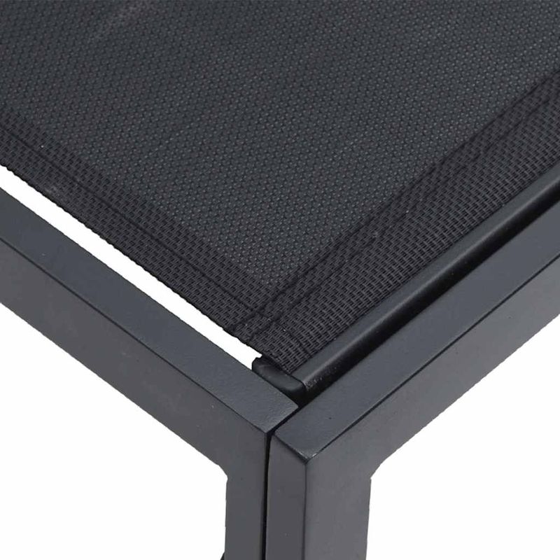 Casa si Gradina - Gradina si terasa - Mobilier exterior - Seturi mobila gradina - Set de canapele pentru gradina cu perna 9 pcs Negru Aluminiu - Infinity.ro