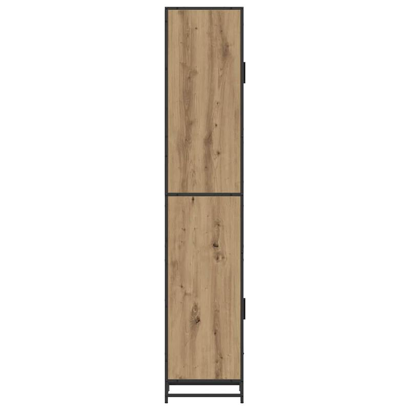 Casa si Gradina - Mobilier - Mobilier baie - Comode baie - Dulap de Baie cu raft stejar artizanal 35 x 37.5 x 188.5 cm - Infinity.ro