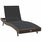 Casa si Gradina - Gradina si terasa - Mobilier exterior - Scaune si sezlonguri gradina - Sezlonguri 3 pcs Maro 40 x 40 x 40.5 cm poliratan - Infinity.ro