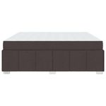 Casa si Gradina - Mobilier - Paturi si accesorii - Paturi - Cadru de pat cu saltea Maro inchis 180 x 200 cm tesatura - Infinity.ro