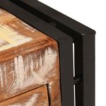 Casa si Gradina - Mobilier - Mese si birouri - Mese living - Masuta laterala 30 x 30 x 40 cm Lemn reciclat solid si metal - Infinity.ro