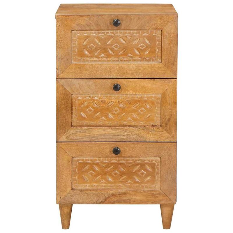Casa si Gradina - Mobilier - Comode si corpuri - Comode - Bufet cu sertar Maro deschis 33.5 x 40 x 75 cm - Infinity.ro