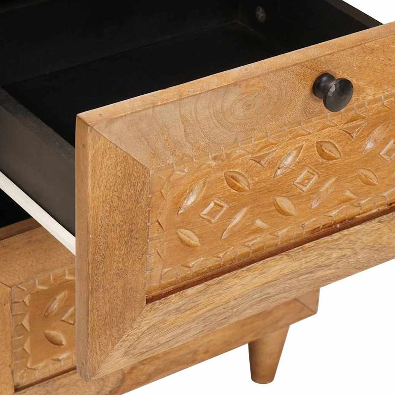 Casa si Gradina - Mobilier - Comode si corpuri - Comode - Bufet cu sertar Maro deschis 33.5 x 40 x 75 cm - Infinity.ro