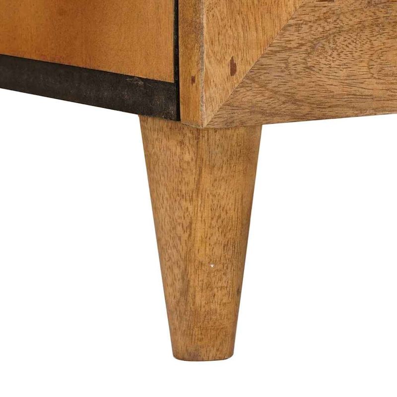 Casa si Gradina - Mobilier - Comode si corpuri - Comode - Bufet cu sertar Maro deschis 33.5 x 40 x 75 cm - Infinity.ro