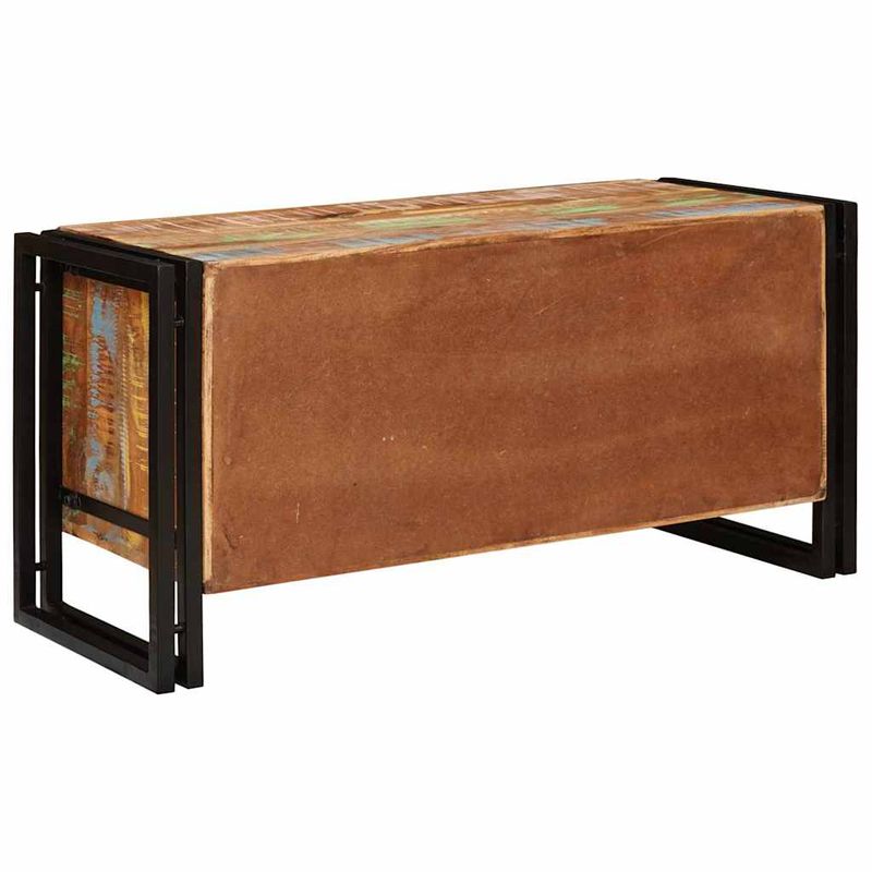 Casa si Gradina - Mobilier - Organizare si depozitare - Organizator incaltaminte - Dulap pentru pantofi Maro 90 x 38 x 45 cm Lemn masiv reciclat - Infinity.ro