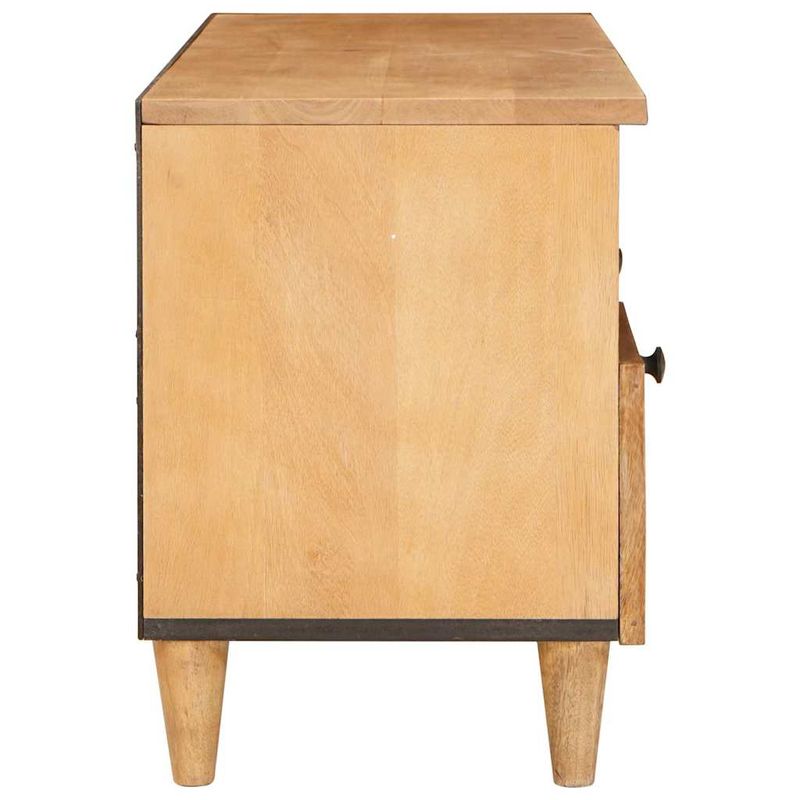 Casa si Gradina - Mobilier - Comode si corpuri - Comode - Cabinet TV Maro deschis 100 x 33 x 46 cm Lemn masiv de mango - Infinity.ro