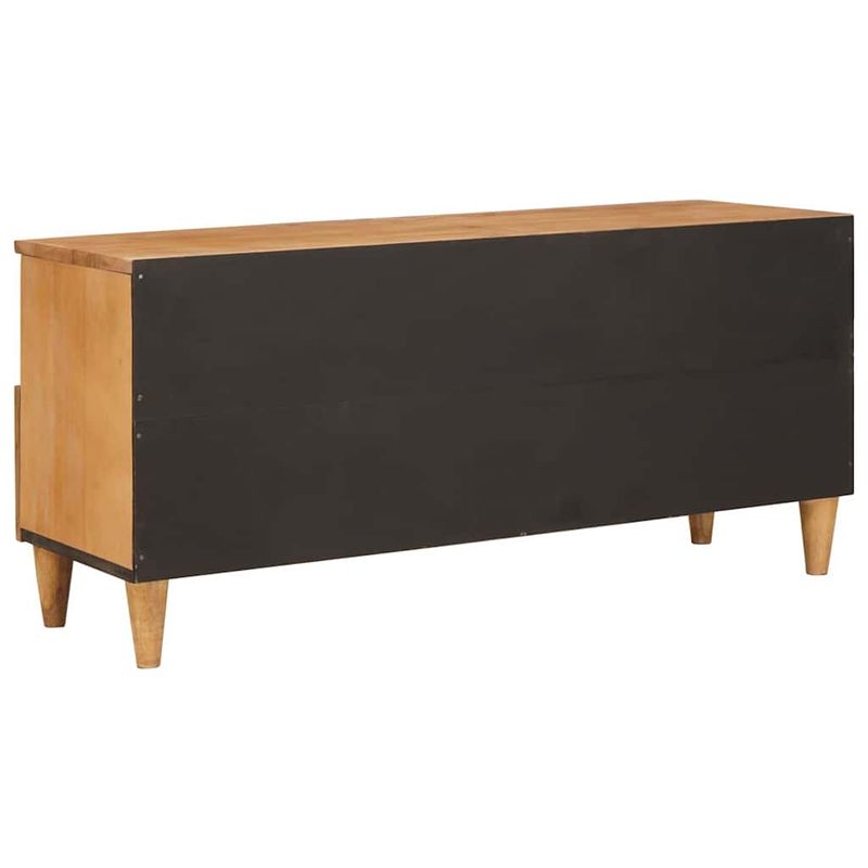 Casa si Gradina - Mobilier - Comode si corpuri - Comode - Cabinet TV Maro deschis 100 x 33 x 46 cm Lemn masiv de mango - Infinity.ro