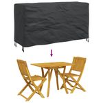 Casa si Gradina - Textile si covoare - Huse pentru mobilier - Husa pentru mobilier de exterior Negru 180 x 70 x 90 cm 210D - Infinity.ro