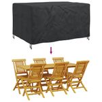 Casa si Gradina - Textile si covoare - Huse pentru mobilier - Husa pentru mobilier de exterior Negru 180 x 150 x 85 cm 420D - Infinity.ro