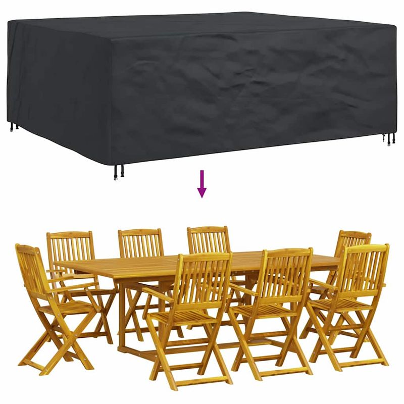 Casa si Gradina - Textile si covoare - Huse pentru mobilier - Husa pentru mobilier de exterior Negru 300 x 250 x 70 cm 600D - Infinity.ro