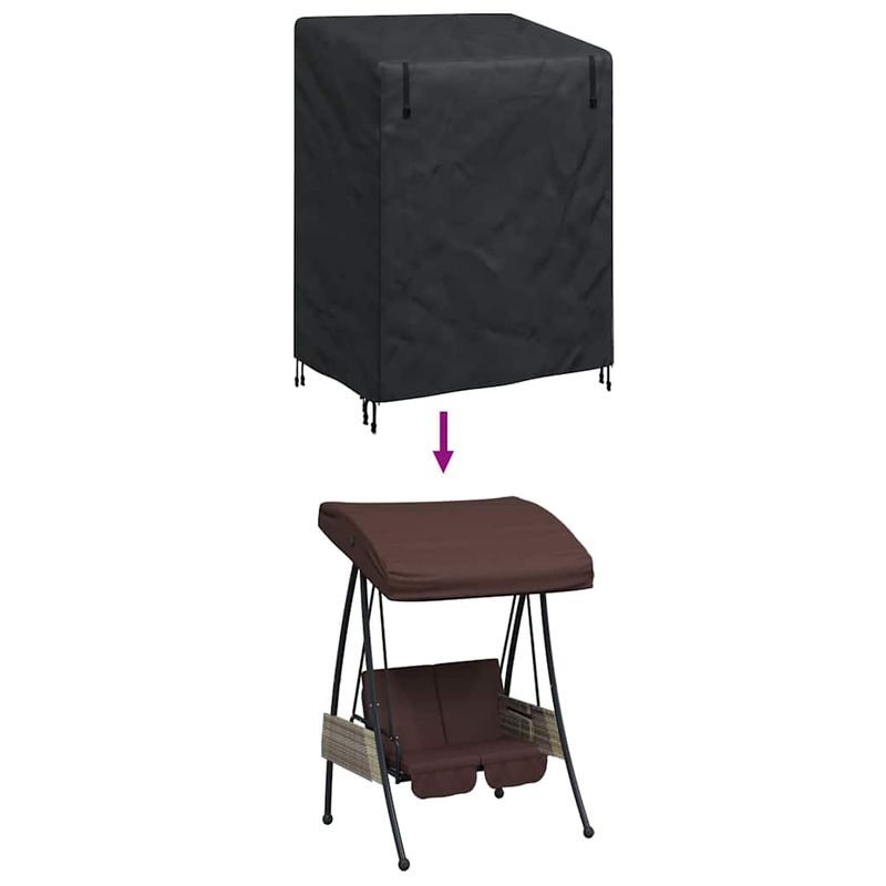 Casa si Gradina - Textile si covoare - Huse pentru mobilier - Husa pentru leagan de exterior 120 x 90 x 155 cm - Infinity.ro