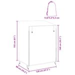 Casa si Gradina - Textile si covoare - Huse pentru mobilier - Husa pentru leagan de exterior 120 x 90 x 155 cm - Infinity.ro