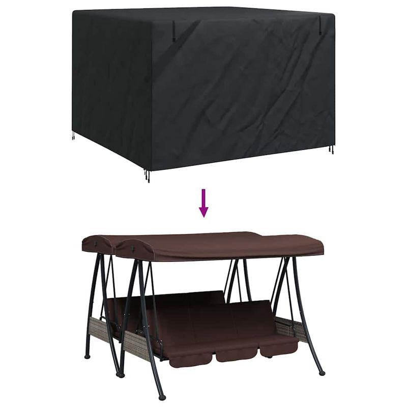 Casa si Gradina - Textile si covoare - Huse pentru mobilier - Husa pentru leagan de exterior 250 x 250 x 160 cm - Infinity.ro