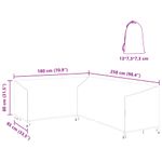 Casa si Gradina - Textile si covoare - Huse pentru mobilier - Husa pentru mobilier de exterior 250 x 180 x 80 cm - Infinity.ro