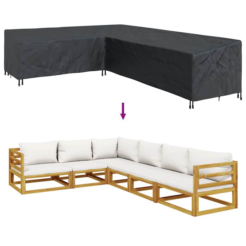 Casa si Gradina - Textile si covoare - Huse pentru mobilier - Husa pentru mobilier de exterior 330 x 255 x 80 cm - Infinity.ro