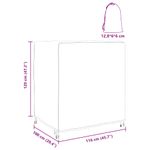 Casa si Gradina - Textile si covoare - Huse pentru mobilier - Husa pentru mobilier de exterior Negru 116 x 100 x 120 cm 210D - Infinity.ro