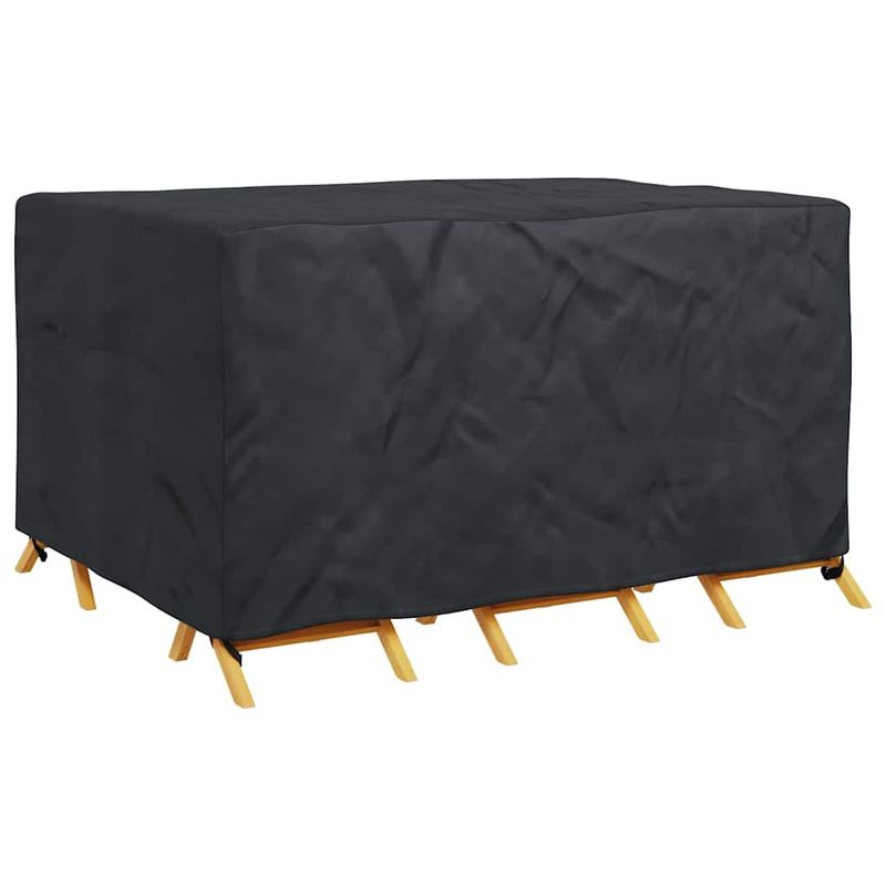 Casa si Gradina - Textile si covoare - Huse pentru mobilier - Husa pentru mobilier de exterior Negru 180 x 140 x 90 cm 210D - Infinity.ro
