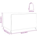 Casa si Gradina - Textile si covoare - Huse pentru mobilier - Husa pentru mobilier de exterior Negru 180 x 140 x 90 cm 210D - Infinity.ro