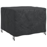 Casa si Gradina - Textile si covoare - Huse pentru mobilier - Husa pentru mobilier de exterior Negru 113 x 113 x 73 cm 420D - Infinity.ro