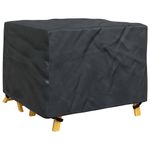 Casa si Gradina - Textile si covoare - Huse pentru mobilier - Husa pentru mobilier de exterior Negru 113 x 113 x 73 cm 420D - Infinity.ro