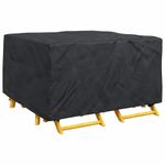 Casa si Gradina - Textile si covoare - Huse pentru mobilier - Husa pentru mobilier de exterior Negru 150 x 150 x 75 cm 420D - Infinity.ro