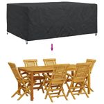 Casa si Gradina - Textile si covoare - Huse pentru mobilier - Husa pentru mobilier de exterior Negru 270 x 180 x 90 cm 210D - Infinity.ro