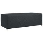 Casa si Gradina - Textile si covoare - Huse pentru mobilier - Husa pentru mobilier de exterior Negru 300 x 140 x 90 cm 210D - Infinity.ro