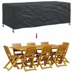 Casa si Gradina - Textile si covoare - Huse pentru mobilier - Husa pentru mobilier de exterior Negru 220 x 110 x 70 cm 600D - Infinity.ro