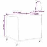 Casa si Gradina - Textile si covoare - Huse pentru mobilier - Husa pentru mobilier de exterior 74 x 74 x 60 cm - Infinity.ro