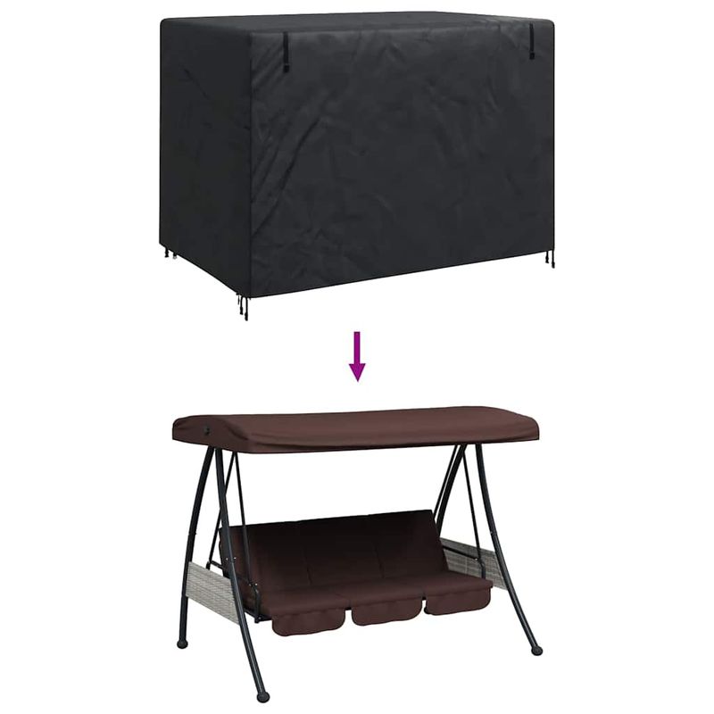 Casa si Gradina - Textile si covoare - Huse pentru mobilier - Husa pentru leagan de exterior 220 x 125 x 170 cm - Infinity.ro