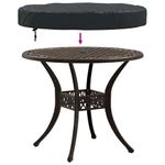 Casa si Gradina - Textile si covoare - Huse pentru mobilier - Husa pentru masa exterioara Negru 62 x 62 x 10 cm material 210D - Infinity.ro