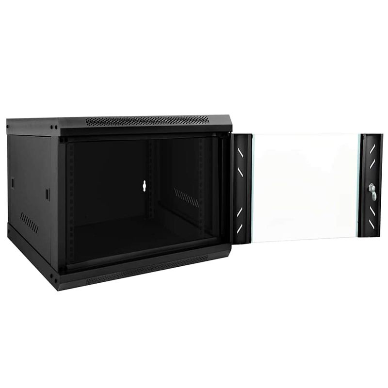 PC, gaming si accesorii - Componente PC - Componente - Hard Disk-uri - Dulap rack, Negru 53 x 60 x 45 cm Otel - Infinity.ro