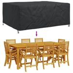 Casa si Gradina - Textile si covoare - Huse pentru mobilier - Husa pentru mobilier de exterior Negru 220 x 190 x 85 cm 600D - Infinity.ro