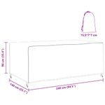 Casa si Gradina - Textile si covoare - Huse pentru mobilier - Husa pentru mobilier de exterior Negru 240 x 140 x 90 cm 420D - Infinity.ro