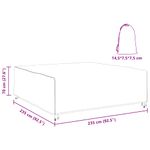 Casa si Gradina - Textile si covoare - Huse pentru mobilier - Husa pentru mobilier de exterior Negru 235 x 235 x 70 cm 210D - Infinity.ro