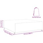 Casa si Gradina - Textile si covoare - Huse pentru mobilier - Husa pentru mobilier de exterior Negru 275 x 275 x 70 cm 210D - Infinity.ro