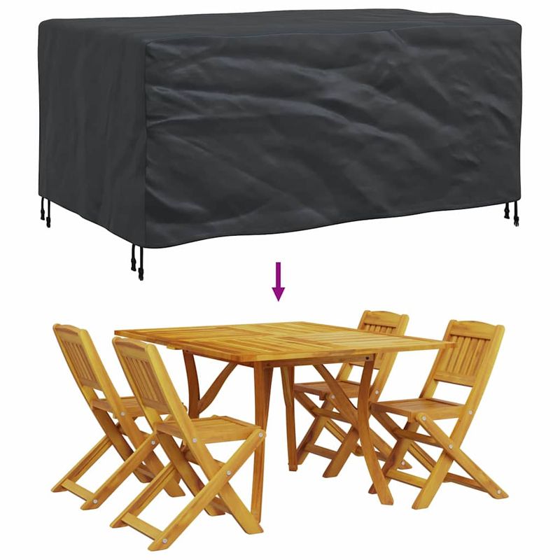 Casa si Gradina - Textile si covoare - Huse pentru mobilier - Husa pentru mobilier de exterior Negru 170 x 100 x 70 cm 600D - Infinity.ro