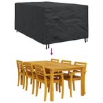 Casa si Gradina - Textile si covoare - Huse pentru mobilier - Husa pentru mobilier de exterior Negru 143 x 225 x 90 cm 210D - Infinity.ro