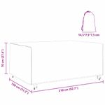 Casa si Gradina - Textile si covoare - Huse pentru mobilier - Husa pentru mobilier de exterior Negru 210 x 130 x 70 cm 210D - Infinity.ro