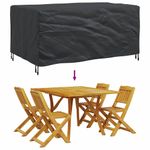 Casa si Gradina - Textile si covoare - Huse pentru mobilier - Husa pentru mobilier de exterior Negru 172 x 113 x 73 cm 210D - Infinity.ro