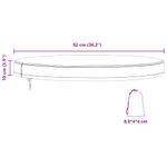 Casa si Gradina - Textile si covoare - Huse pentru mobilier - Husa pentru masa exterioara Negru 92 x 92 x 10 cm material 210D - Infinity.ro