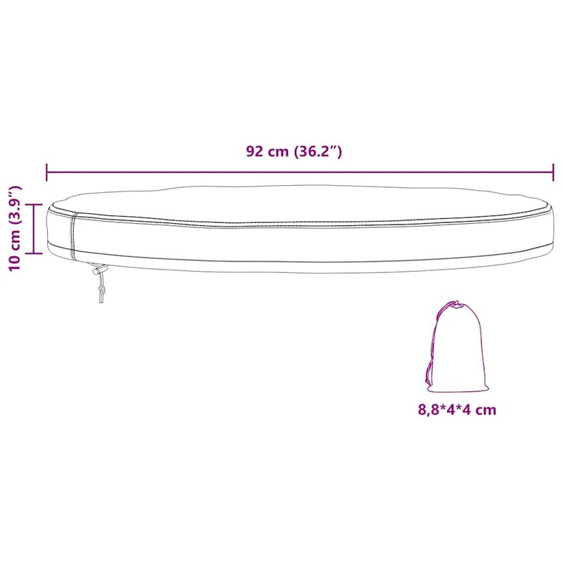 Casa si Gradina - Textile si covoare - Huse pentru mobilier - Husa pentru masa exterioara Negru 92 x 92 x 10 cm material 210D - Infinity.ro