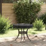 Casa si Gradina - Textile si covoare - Huse pentru mobilier - Husa pentru masa exterioara Negru 72 x 72 x 10 cm Material 600D - Infinity.ro