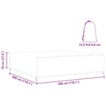 Casa si Gradina - Textile si covoare - Huse pentru mobilier - Husa pentru mobilier de exterior Negru 300 x 300 x 70 cm 600D - Infinity.ro