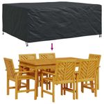 Casa si Gradina - Textile si covoare - Huse pentru mobilier - Husa pentru mobilier de exterior Negru 250 x 210 x 90 cm 420D - Infinity.ro