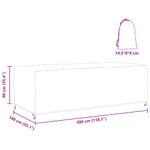 Casa si Gradina - Textile si covoare - Huse pentru mobilier - Husa pentru mobilier de exterior Negru 300 x 140 x 90 cm 420D - Infinity.ro